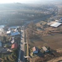 droga powiatowa nr 1239K - widok z drona