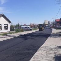 Droga powiatowa nr 1175K w Charsznicy jest obecnie remontowana