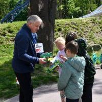 Charytatywny Festyn Biegowy - maseczki biegowe dla najmłodszych