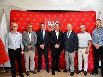 Rektor Uniwersytetu Ekonomicznego w Krakowie z wizytą w Powiecie Miechowskim