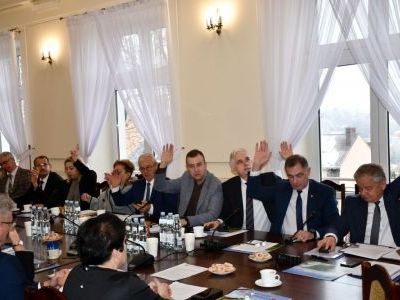 XVII Sesja Rady Powiatu Miechowskiego - głosowanie nad Uchwałą